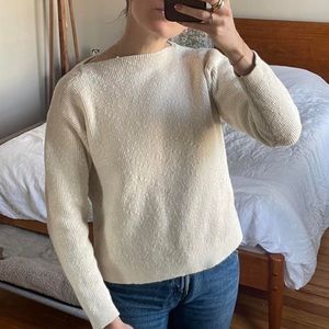 Nantucket Looms Vintage cream sweater